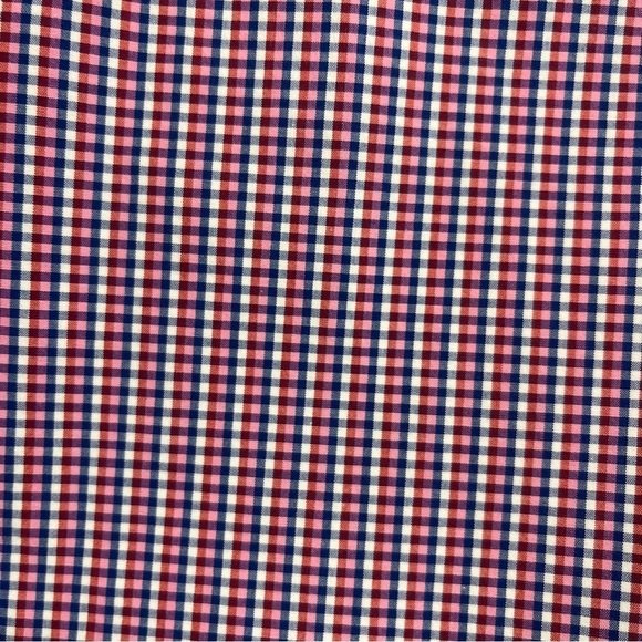 Bugatchi Uomo Pink Check Flip Contrast Cuff Shirt - Picture 9 of 13